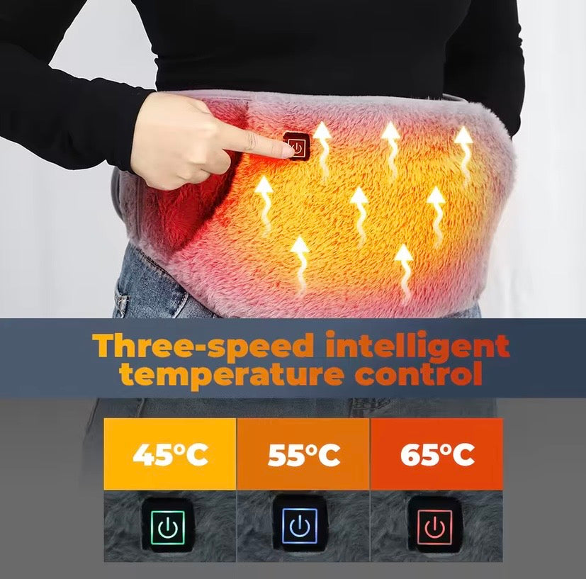 2-in-1 graphene heating pad and hand warmer in use
